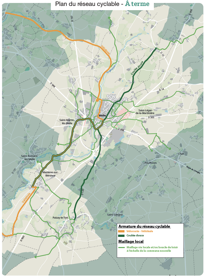 Plan reseau cyclable