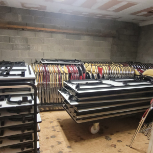 Réserve tables et chaises